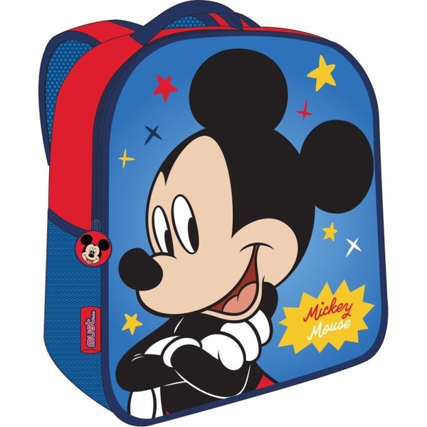 MICKEY MOUSE MUST ΣΧΟΛΙΚΗ ΤΣΑΝΤΑ ΝΗΠΙΟΥ 1 Θήκη 3D